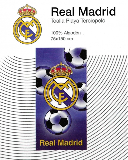 TOALLA PLAYA R.MADRID